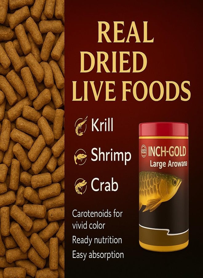 VAYINATO Inch Gold Large Arowana,454G For Large Arowanas And Carnivorous Fish|The Prompt Acceptance And Promotion Of Colour - Image 3